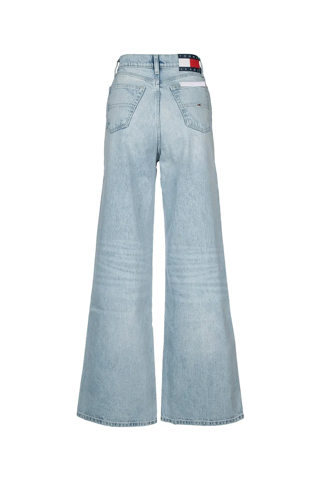Tommy Jeans High Rise Wide Leg Distressed Jeans