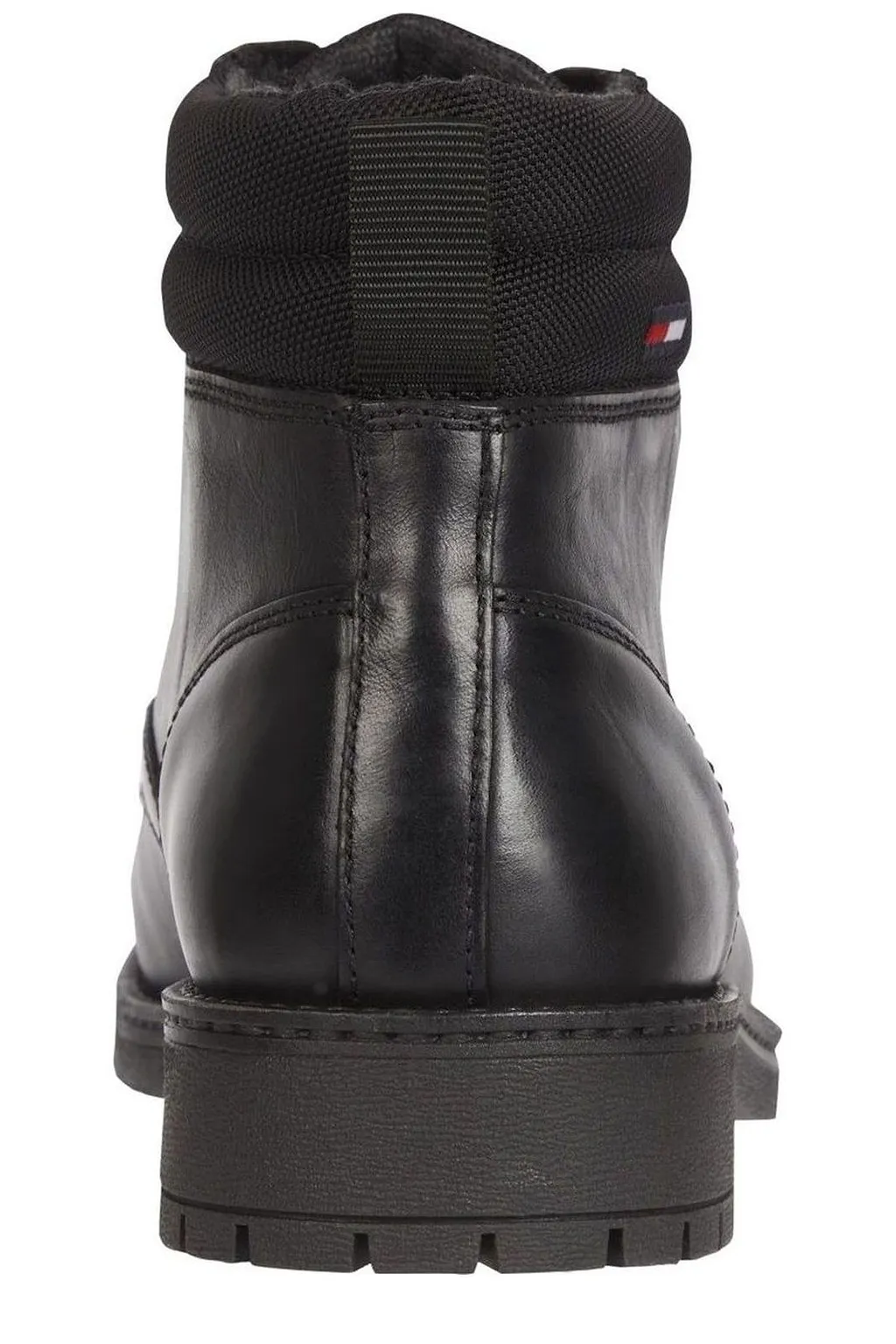 Tommy Jeans Padded Collar Lace-Up Boots