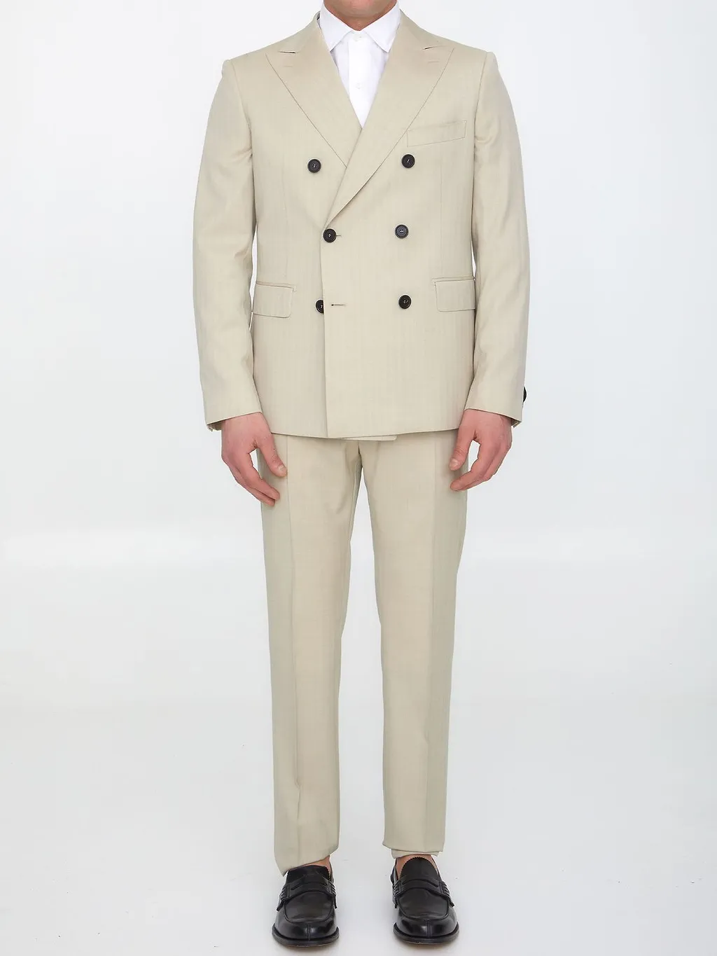 Tonello Double-Breasted Two-Piece Suit