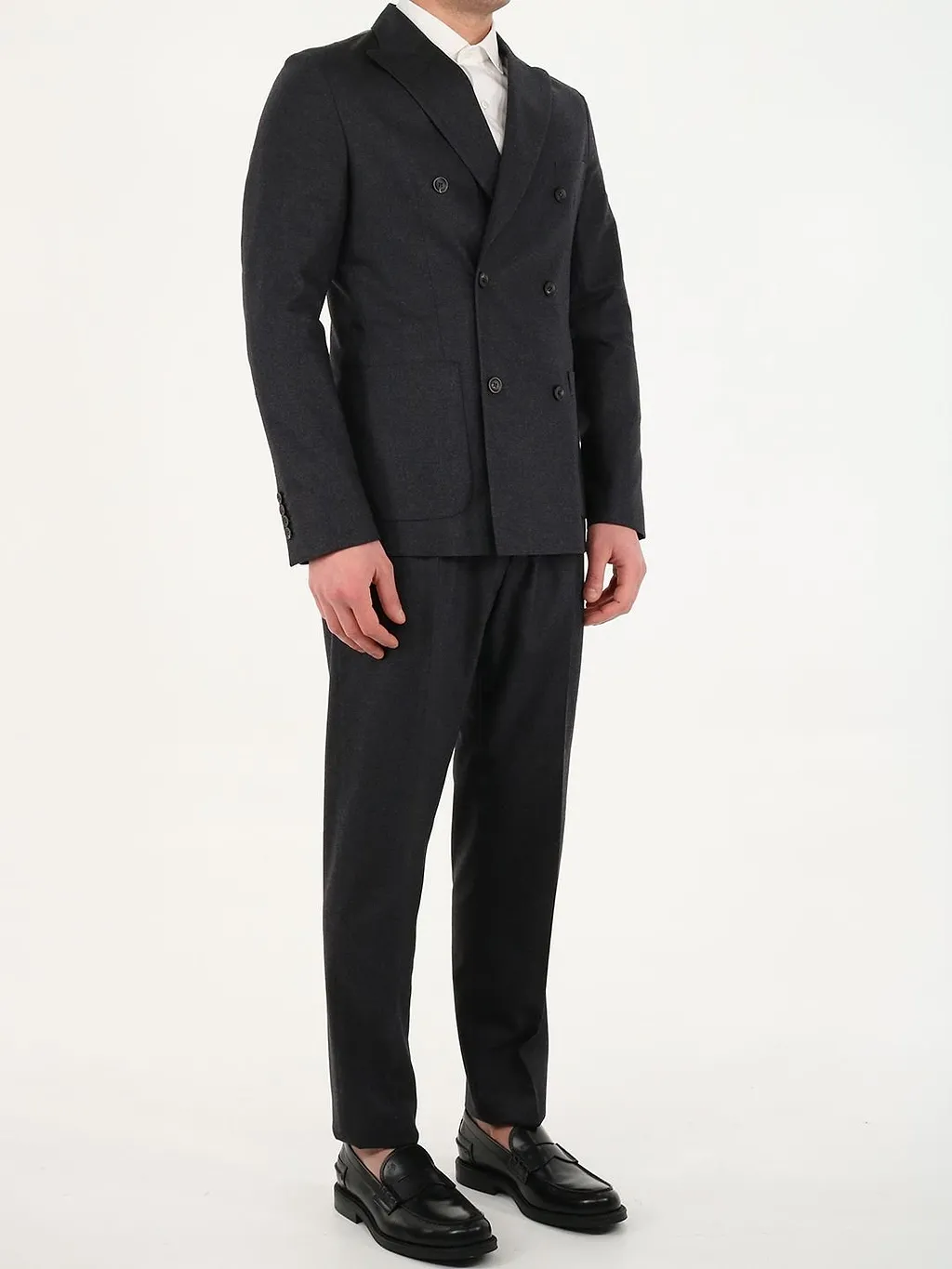 Tonello Double-Breasted Wool Suit
