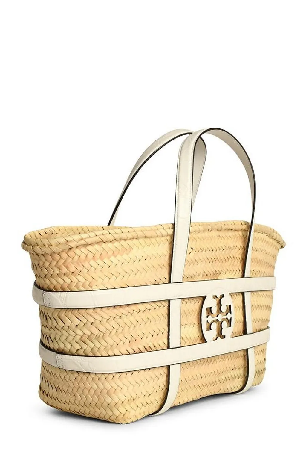 Tory Burch Ella Embossed Basket Bag