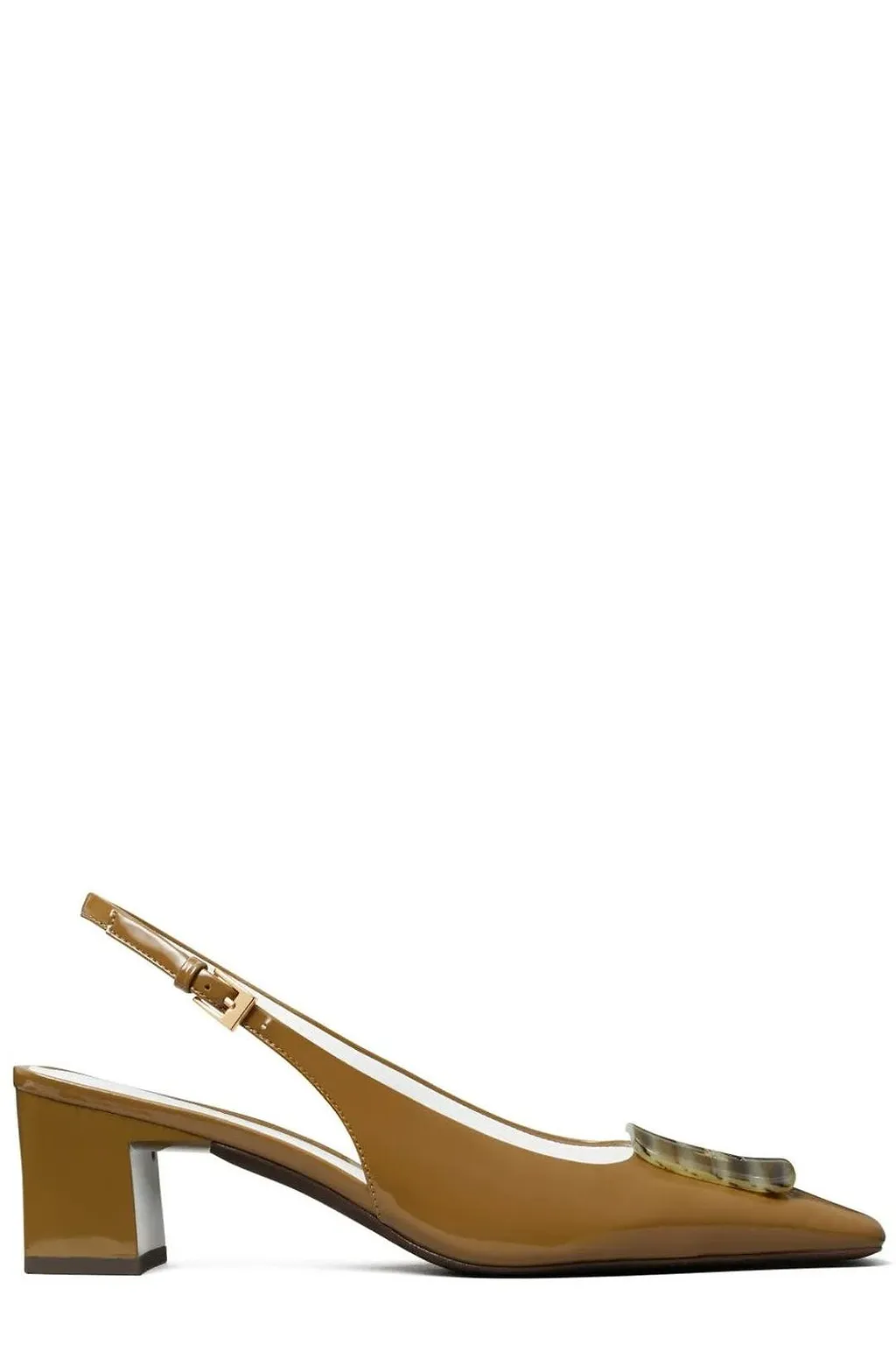 Tory Burch Georgia Slingback Square Toe Pumps