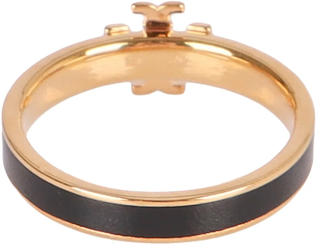 Tory Burch Logo Detailed Ring
