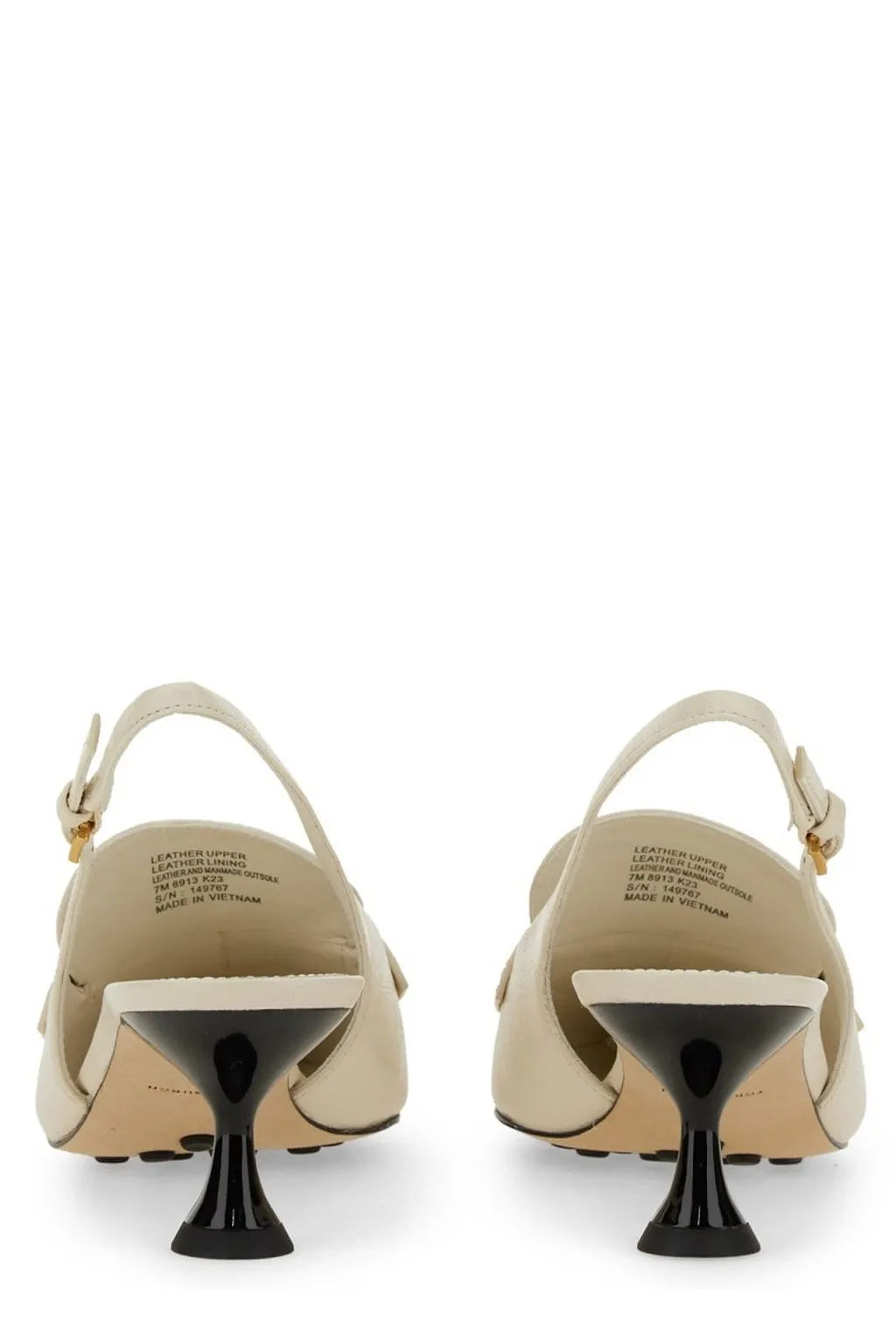 Tory Burch Logo Plaque Slingback Pumps