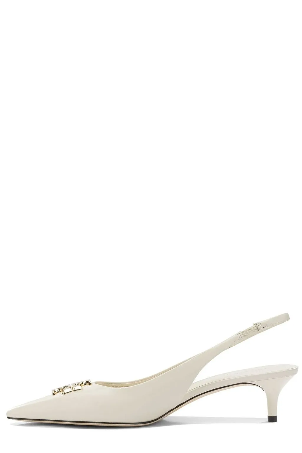 Tory Burch Logo Slingback Heeled Pumps