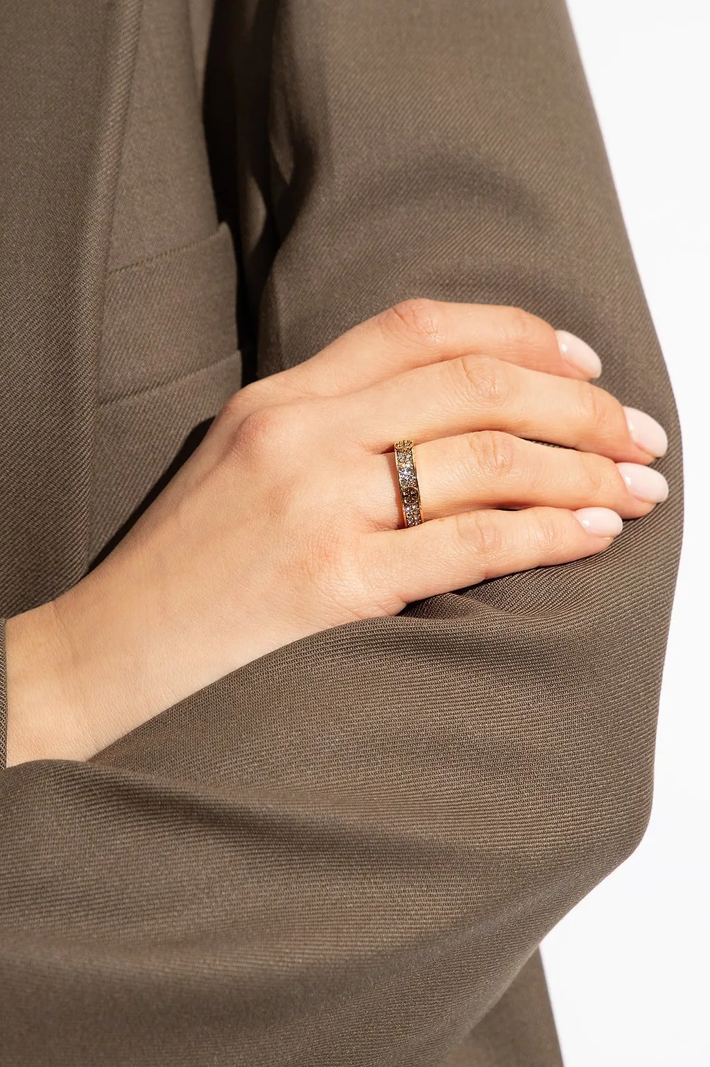 Tory Burch Mirror Stud Ring