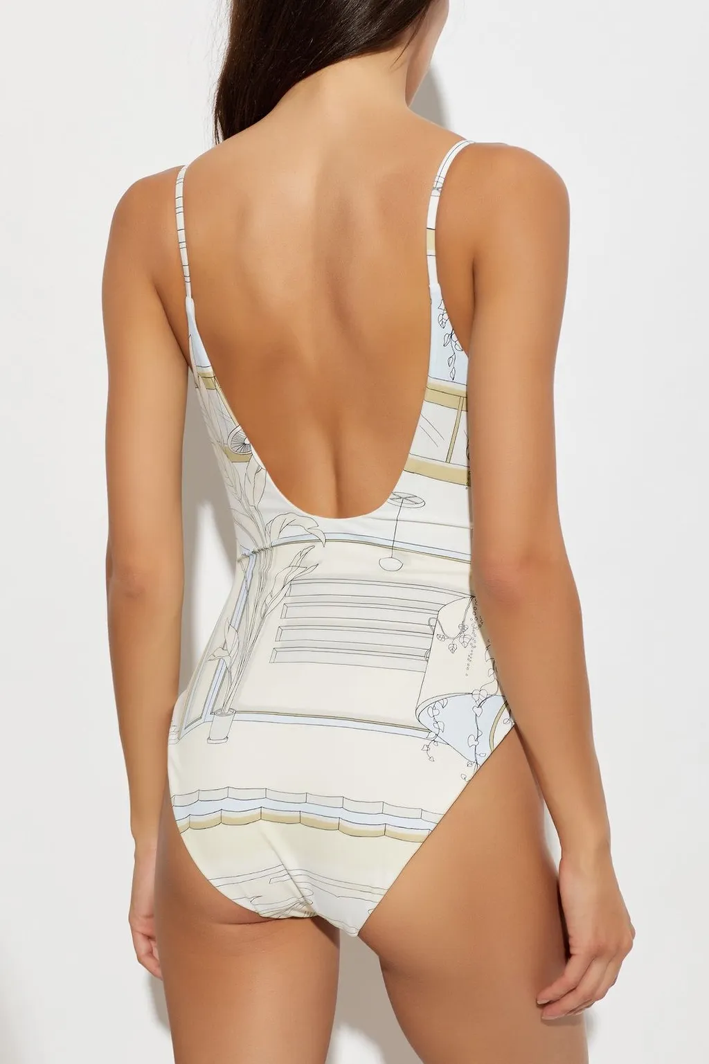 Tory Burch Printed Swimsuit