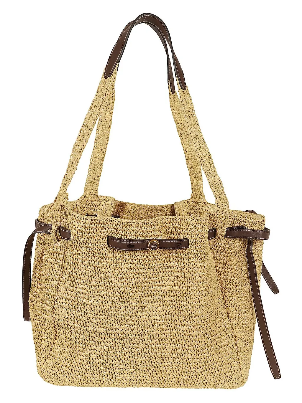 Tory Burch Romy Woven Tote Bag