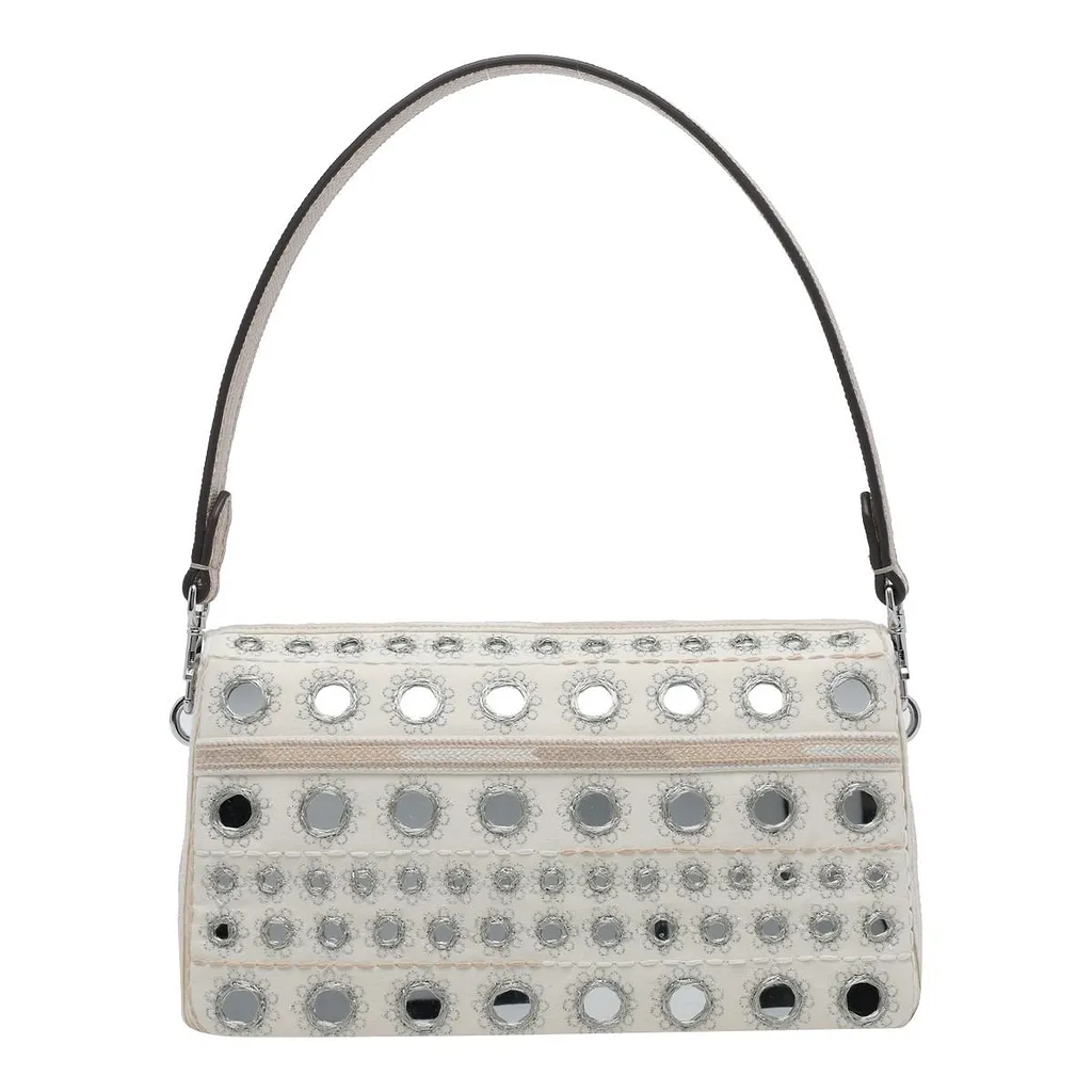 Tory Burch Small Charlie Embellished Shoulder Bag