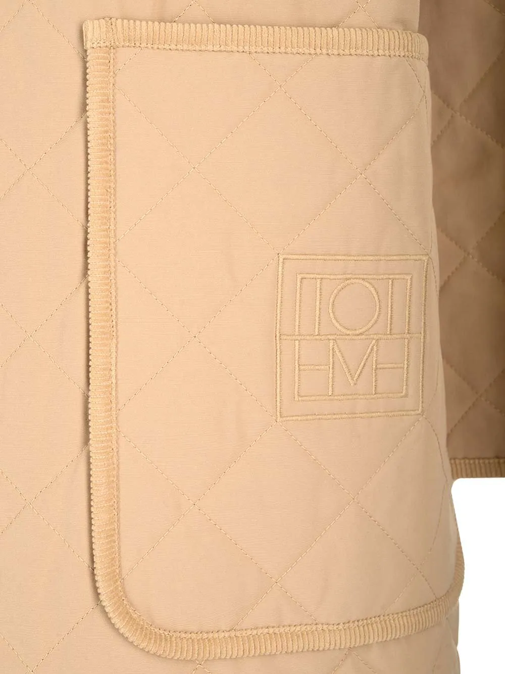 TotÊMe Diamond-Quilted Buttoned Jacket