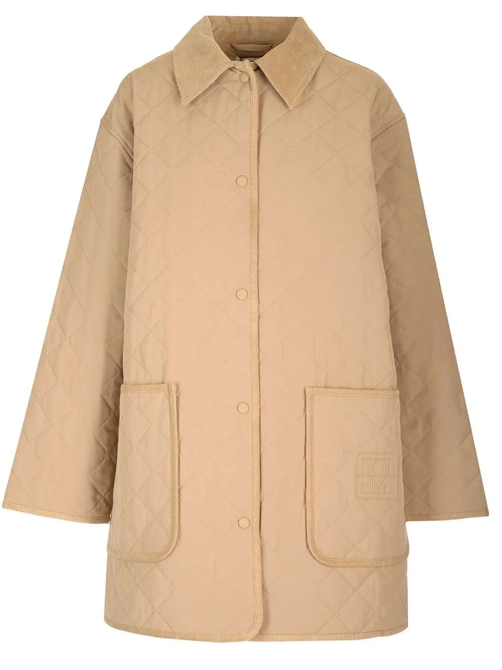TotÊMe Diamond-Quilted Buttoned Jacket