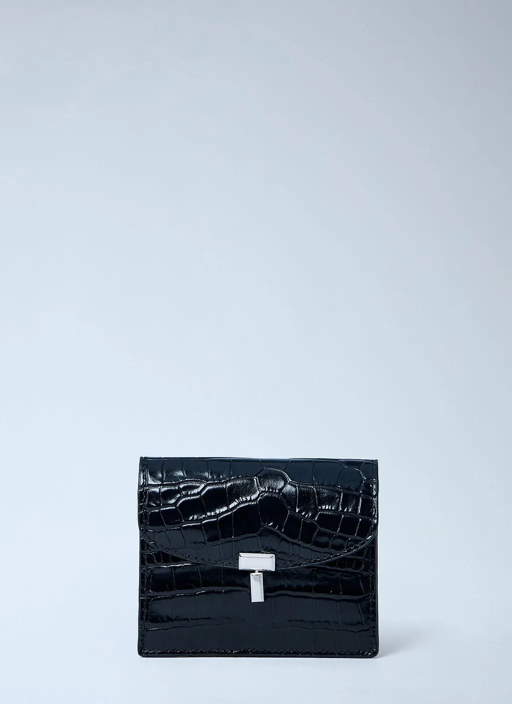 TotÊMe T Lock Embossed Cardholder Wallet