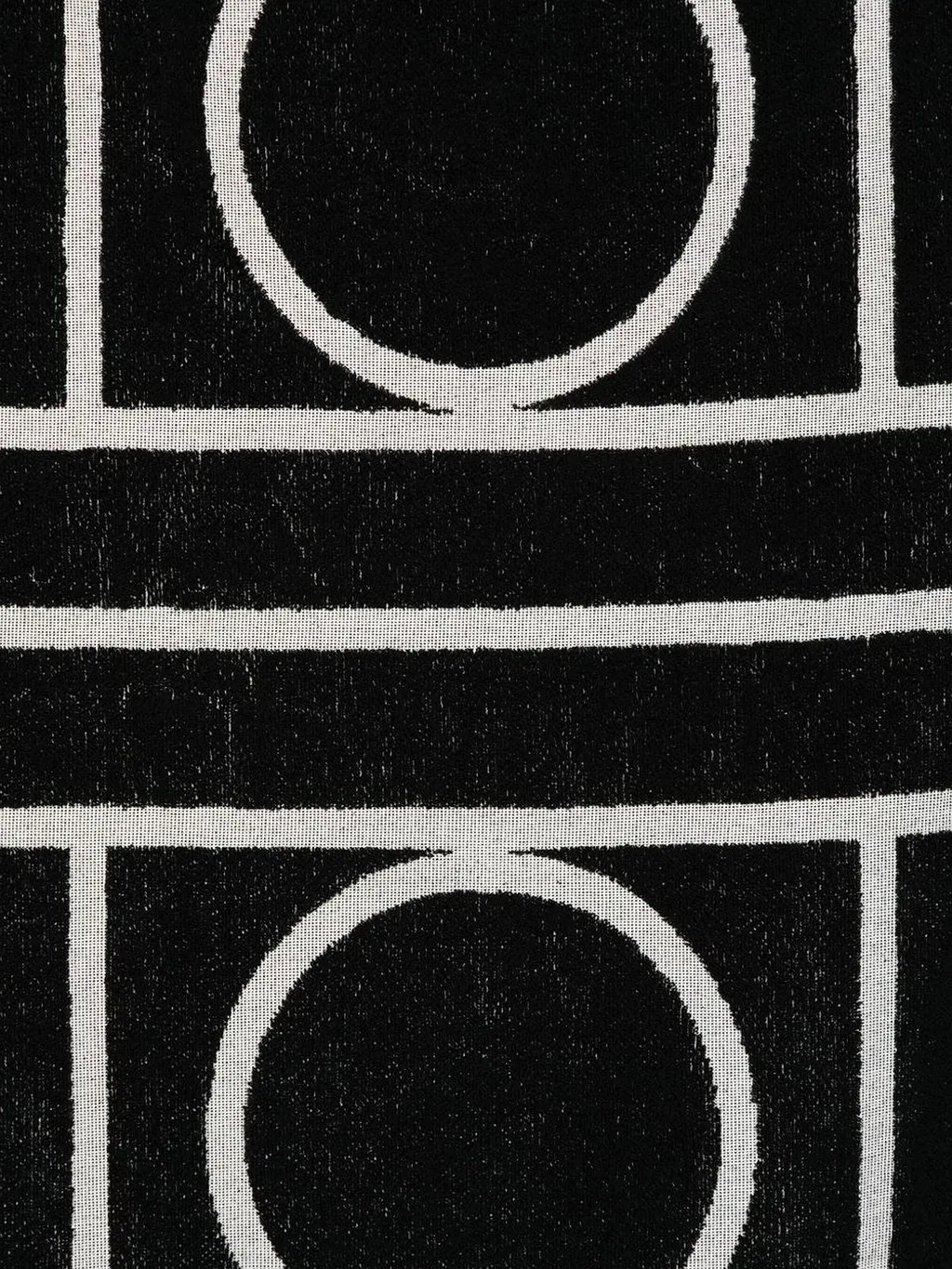 TotÊMe Two-Toned Geometric Patterned Beach Towel