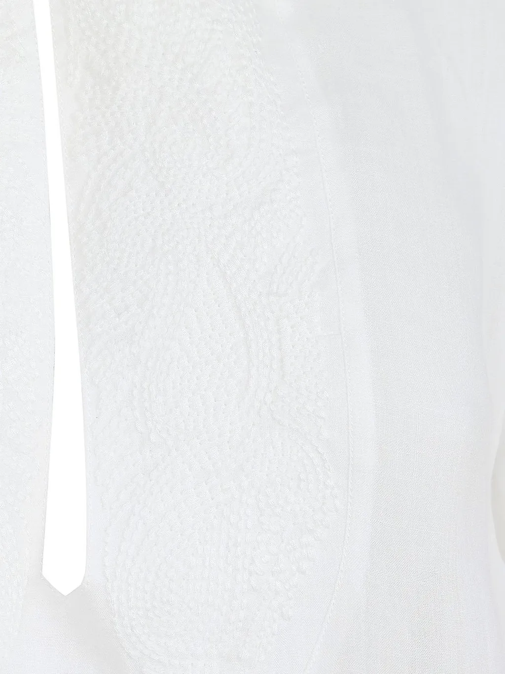 True Royal Embroidered Bib Top