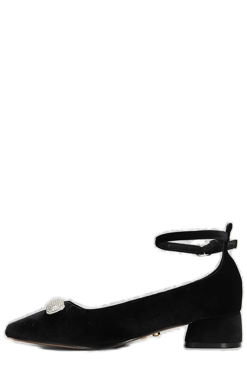 Twenty Four Haitch Feyra Velvet Ballet Flats