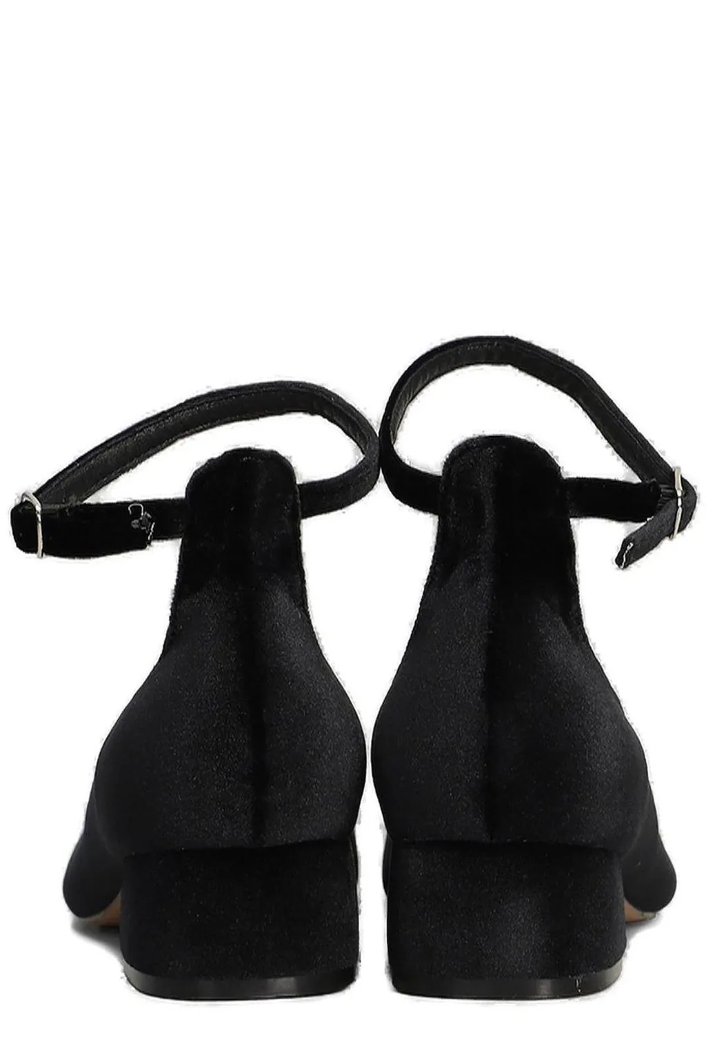 Twenty Four Haitch Feyra Velvet Ballet Flats