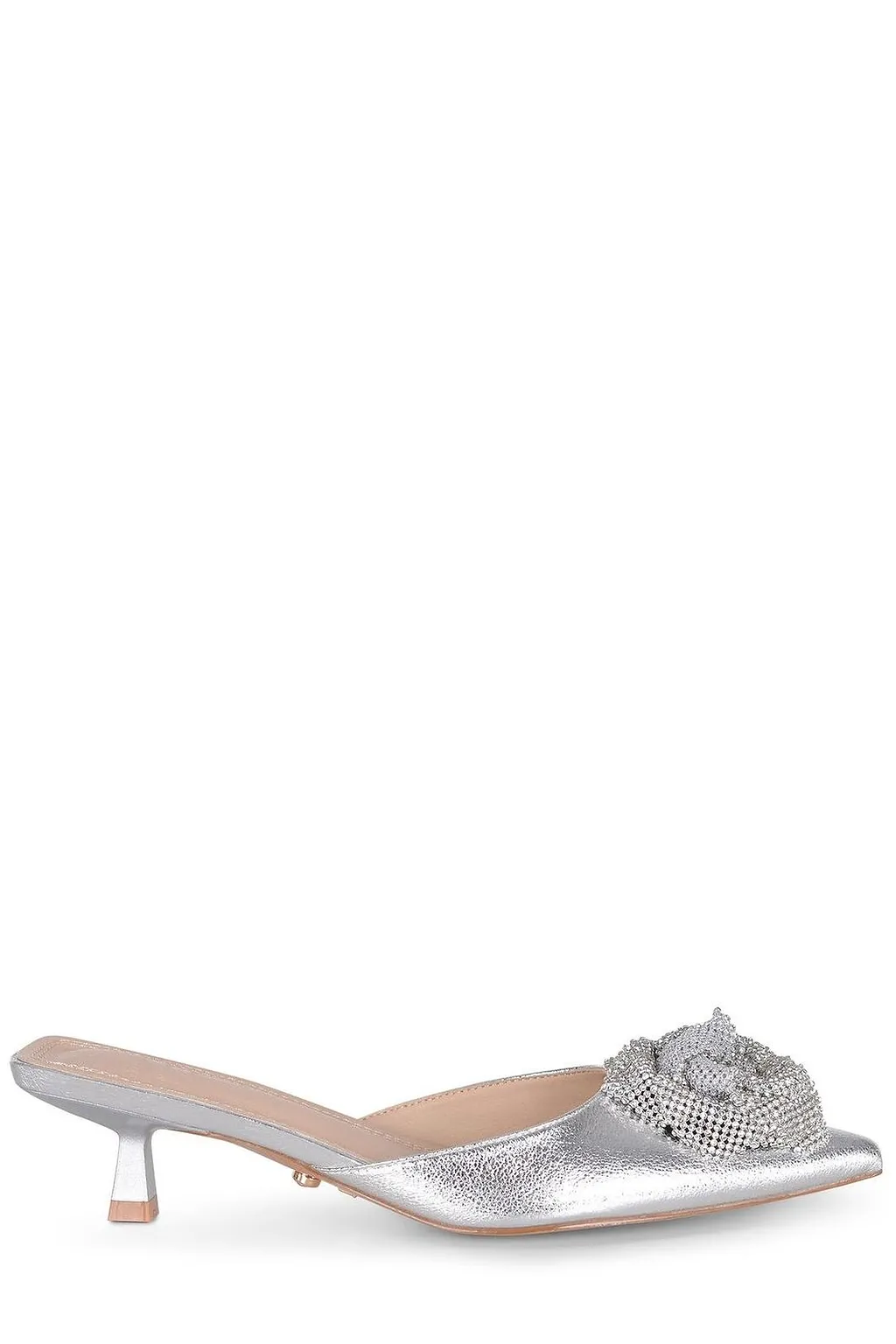 Twenty Four Haitch Manchester Embellished Kitten Mules