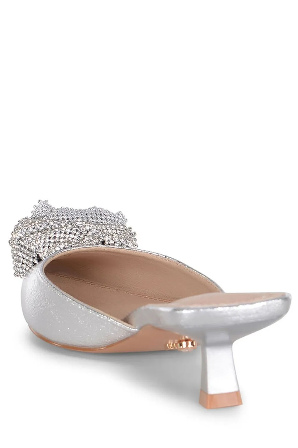 Twenty Four Haitch Manchester Embellished Kitten Mules
