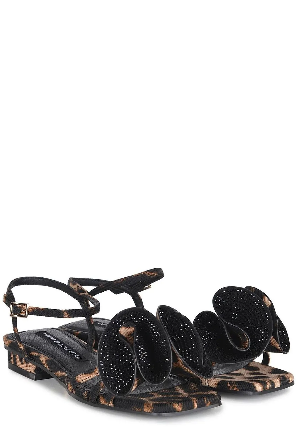 Twenty Four Haitch Varela Embellished Flat Sandals