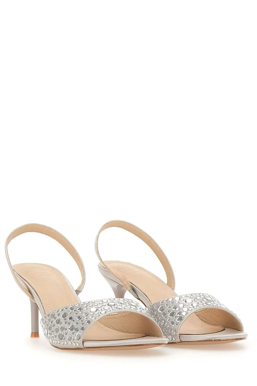 Twentyfourhaitch Dominicus Rhinestone Heeled Sandals