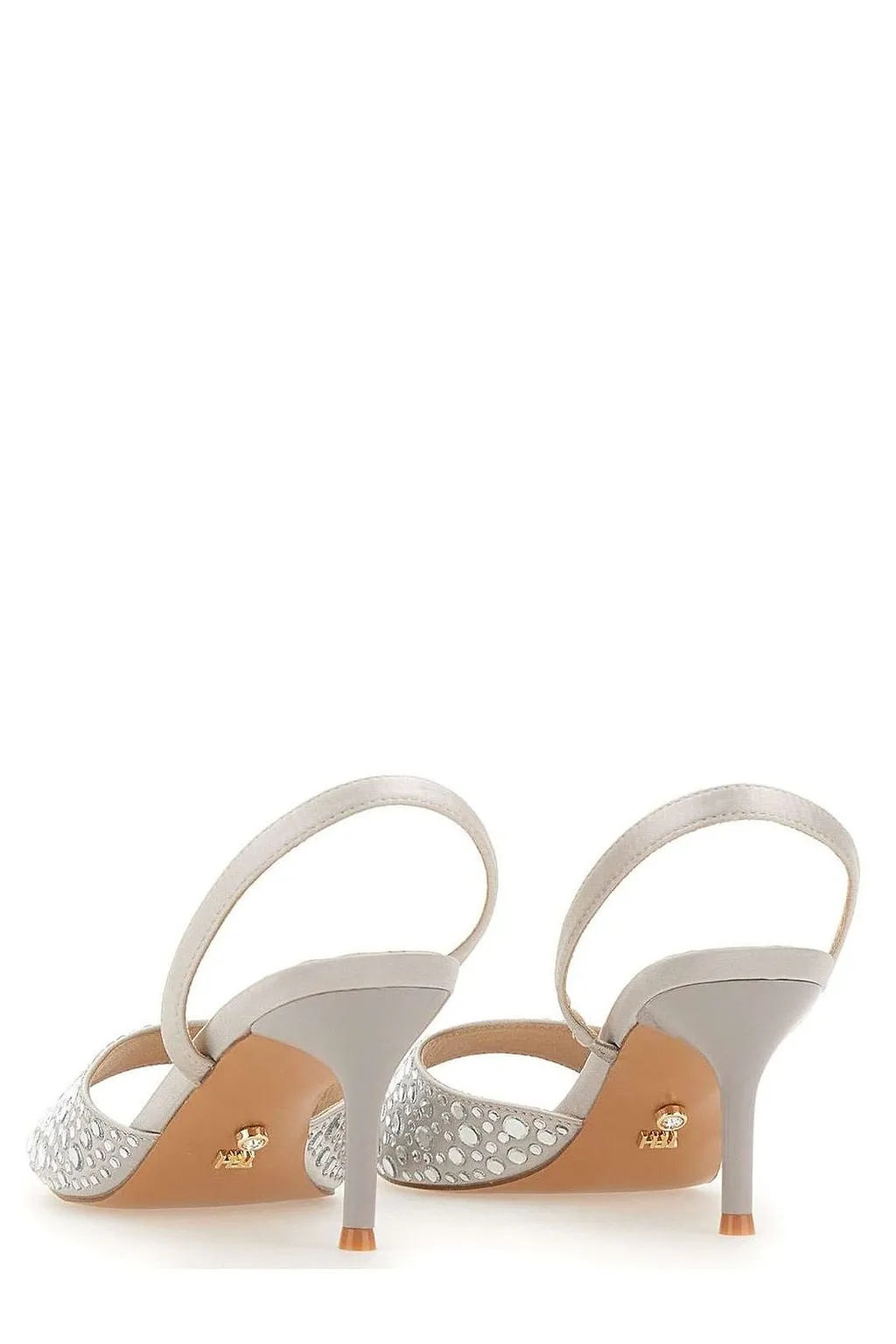 Twentyfourhaitch Dominicus Rhinestone Heeled Sandals