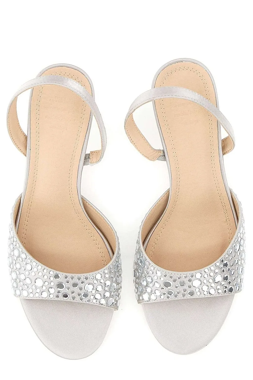 Twentyfourhaitch Dominicus Rhinestone Heeled Sandals