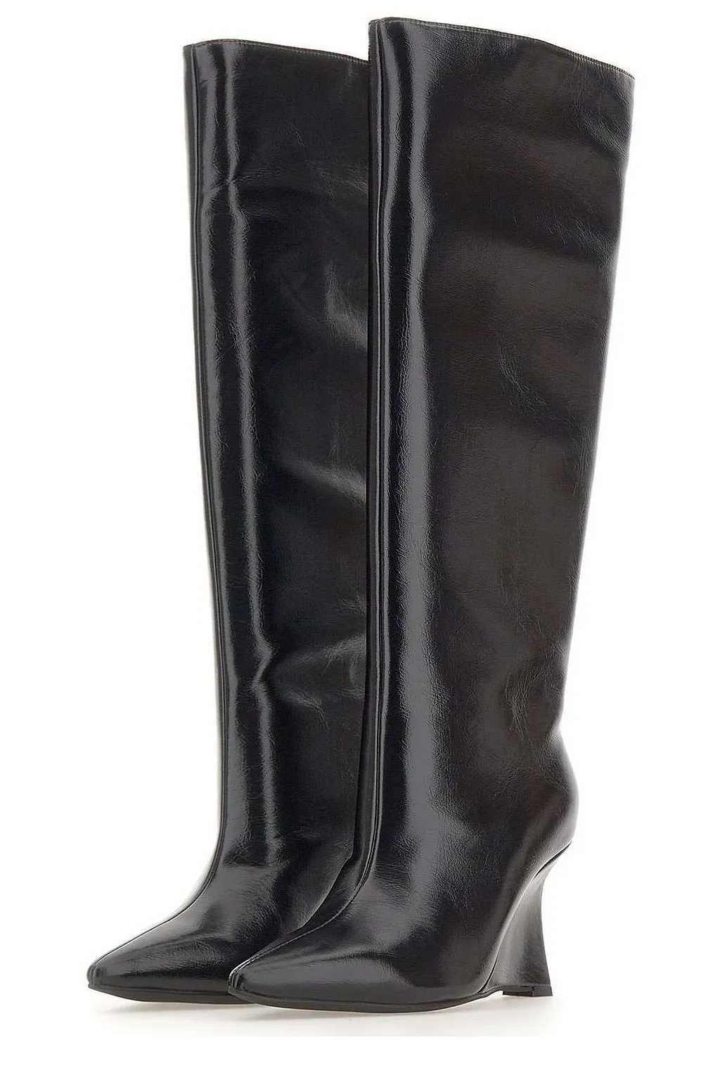 Twentyfourhaitch Diadema Wedge Knee-High Boots