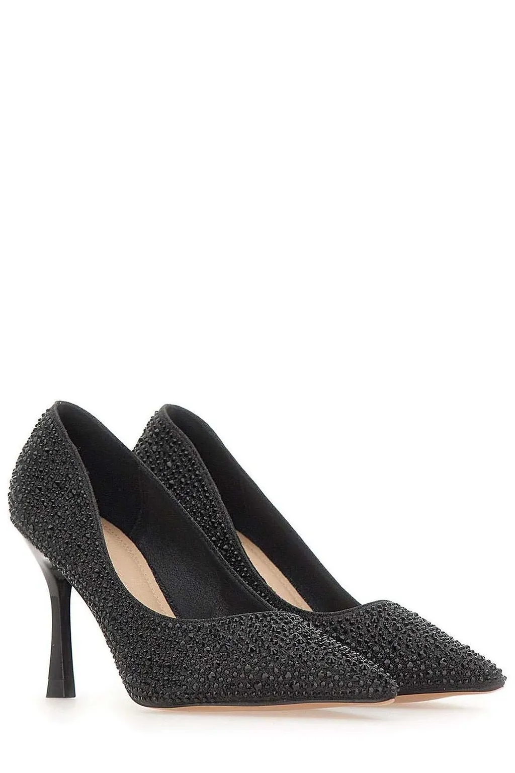 Twentyfourhaitch Teylor Rhinestone Heeled Pumps