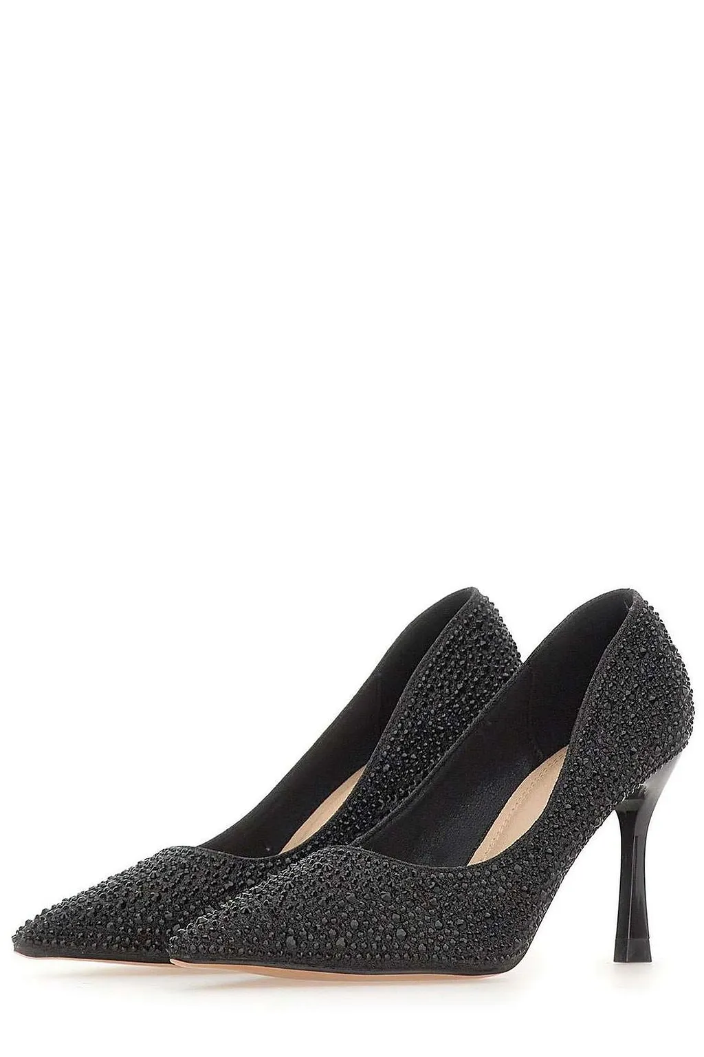 Twentyfourhaitch Teylor Rhinestone Heeled Pumps