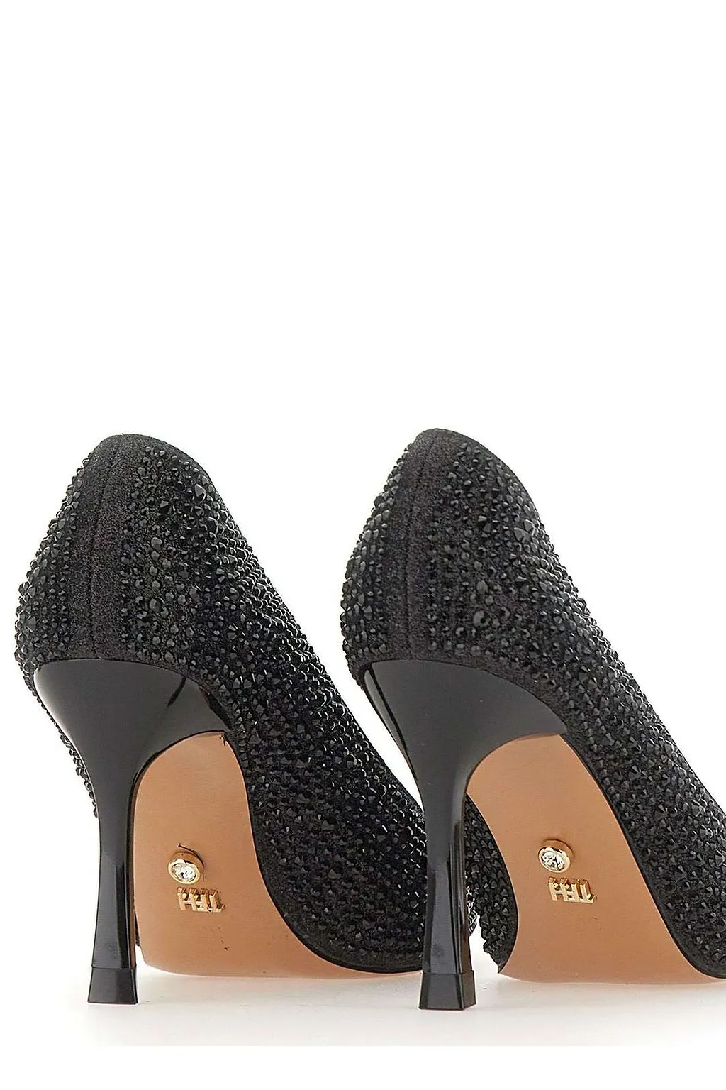 Twentyfourhaitch Teylor Rhinestone Heeled Pumps