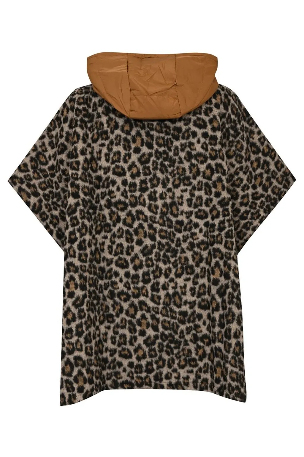 Twinset Animal Printed Hooded Poncho