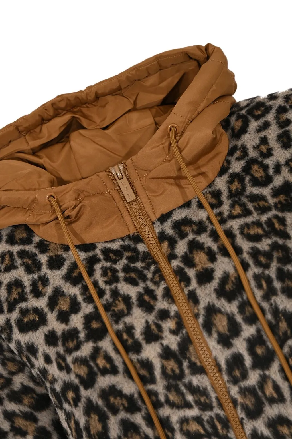 Twinset Animal Printed Hooded Poncho