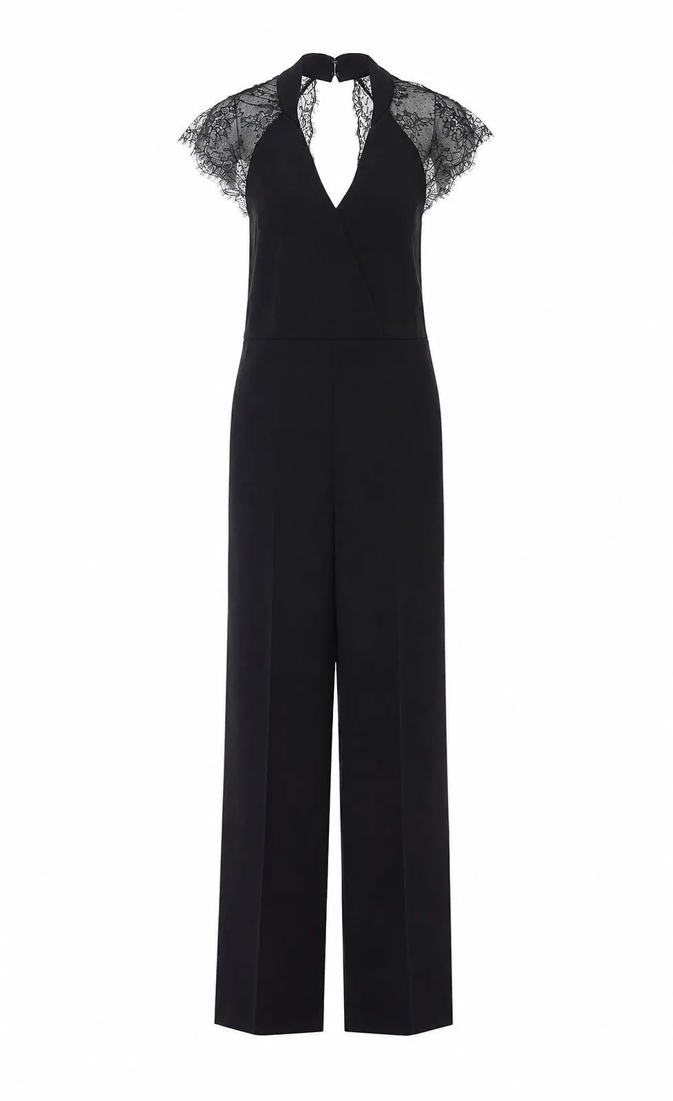 Twinset Lace V-Neck Jumpsuit