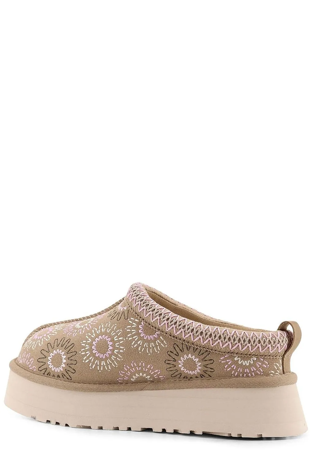 Ugg Embroidered Platform Mules