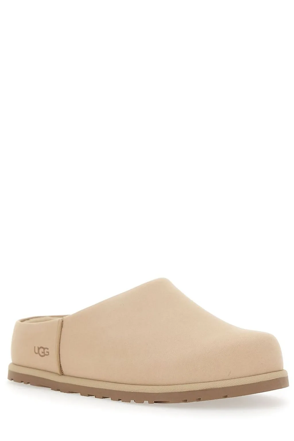 Ugg Logo-Detail Round Toe Flat Mules