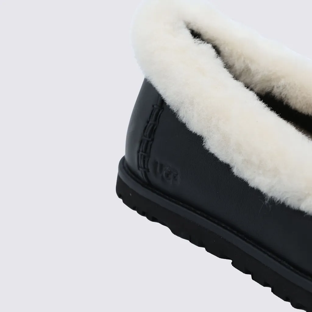 Ugg Shearling Trim Slippers