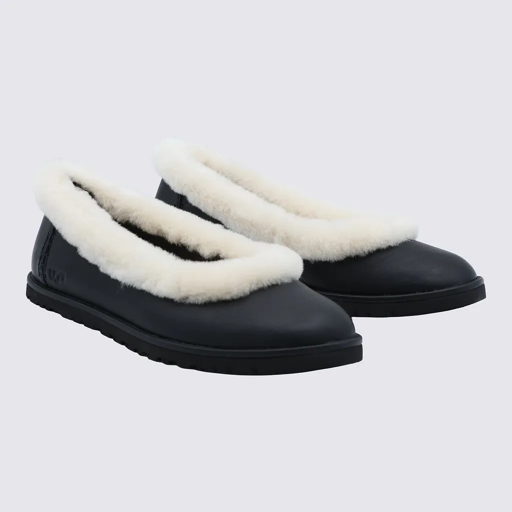 Ugg Shearling Trim Slippers