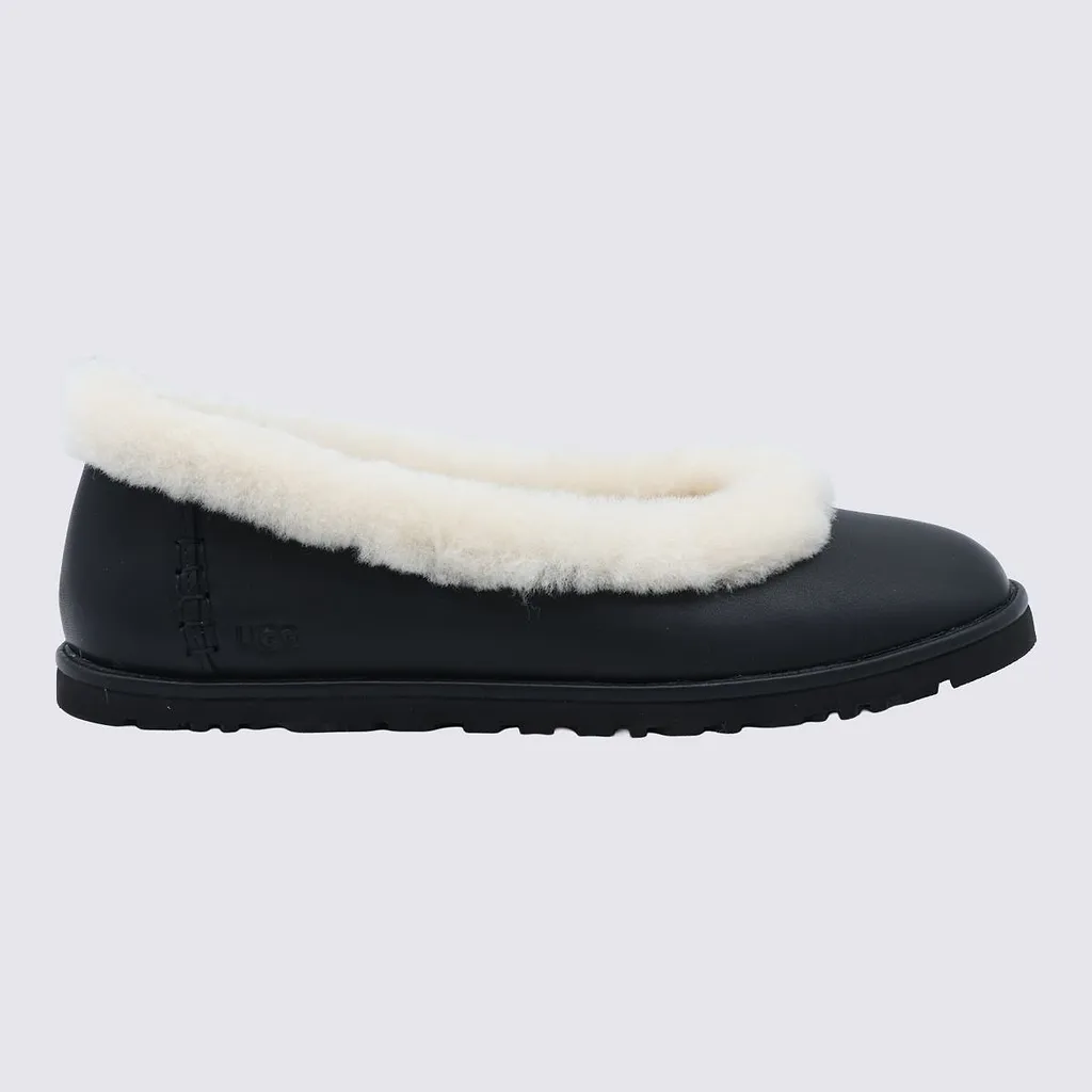Ugg Shearling Trim Slippers