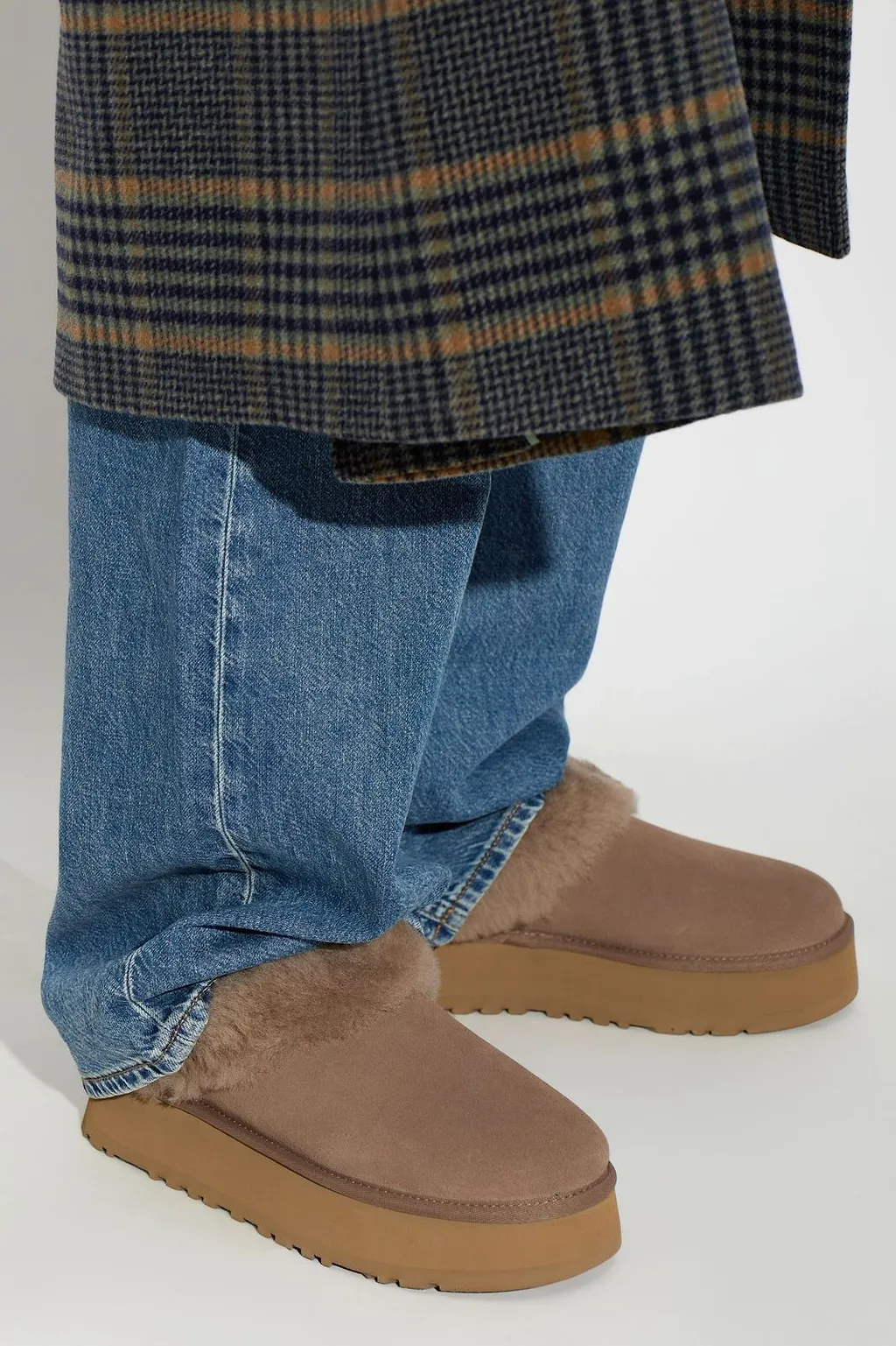 Ugg Tazzelle Shearling Platform Mules
