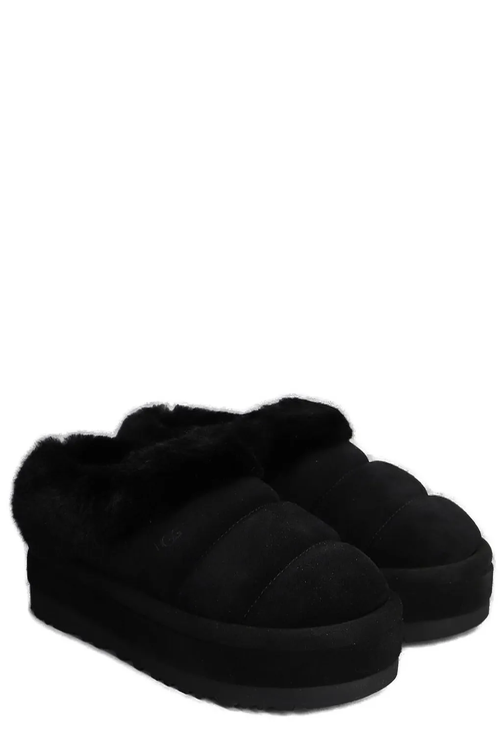 Ugg Tazzlita Logo Embossed Platform Slippers