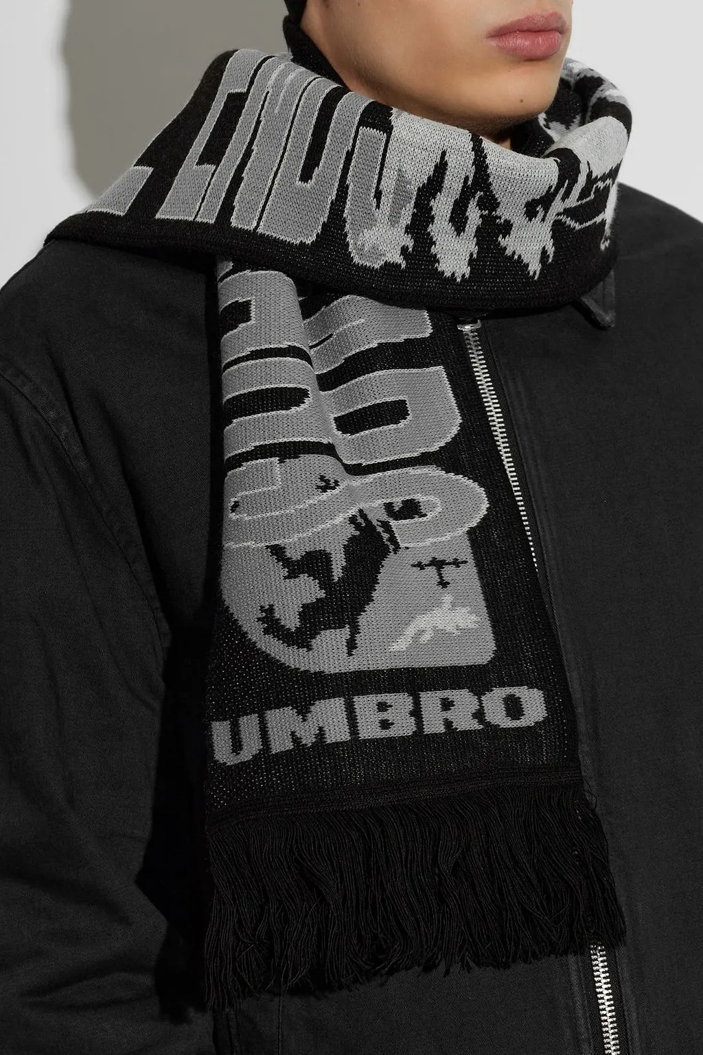 Umbro Logo Knit Scarf