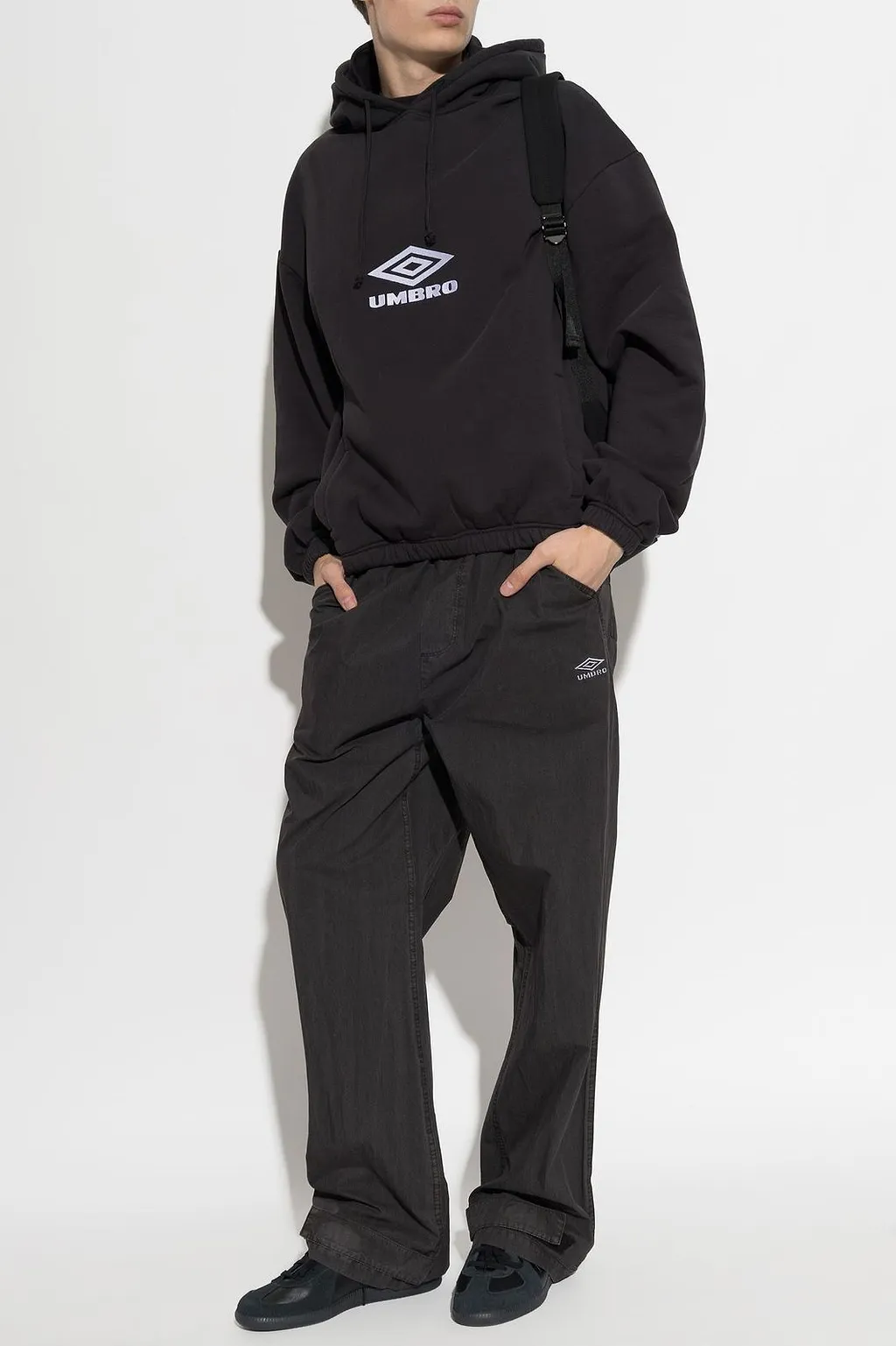 Umbro Logo Print Hoodie