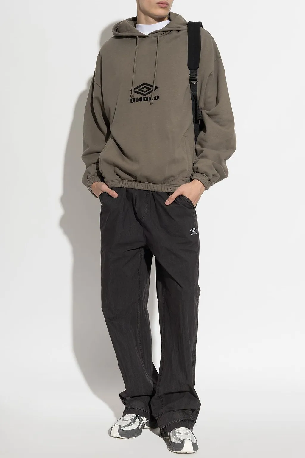 Umbro Logo Print Hoodie