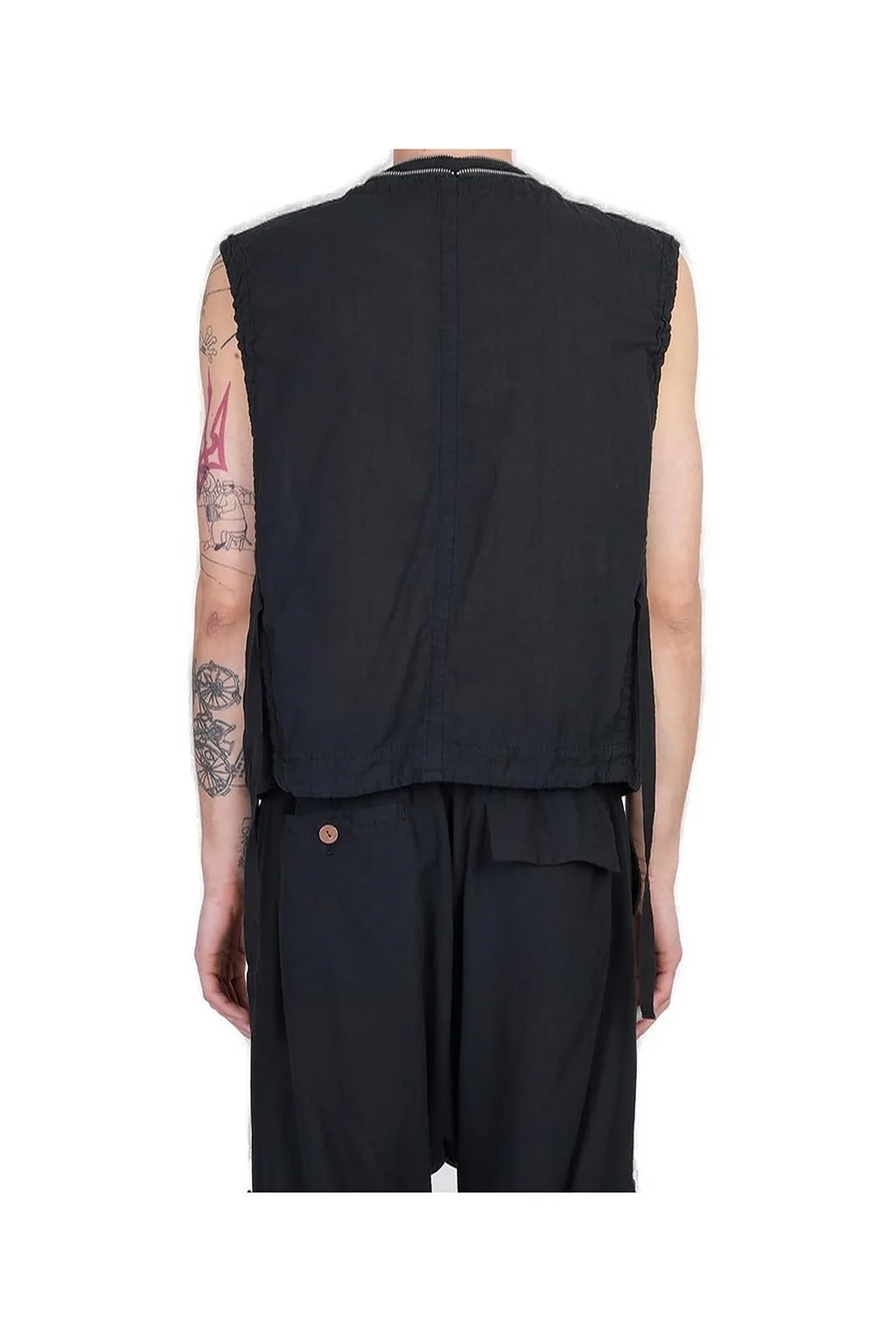 Undercover Double-Zipped V-Neck Vest