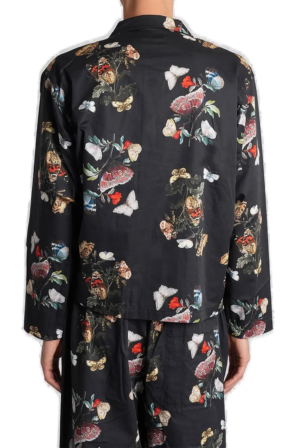 Undercover Butterfly-Printed Long Sleeved Pyjamas