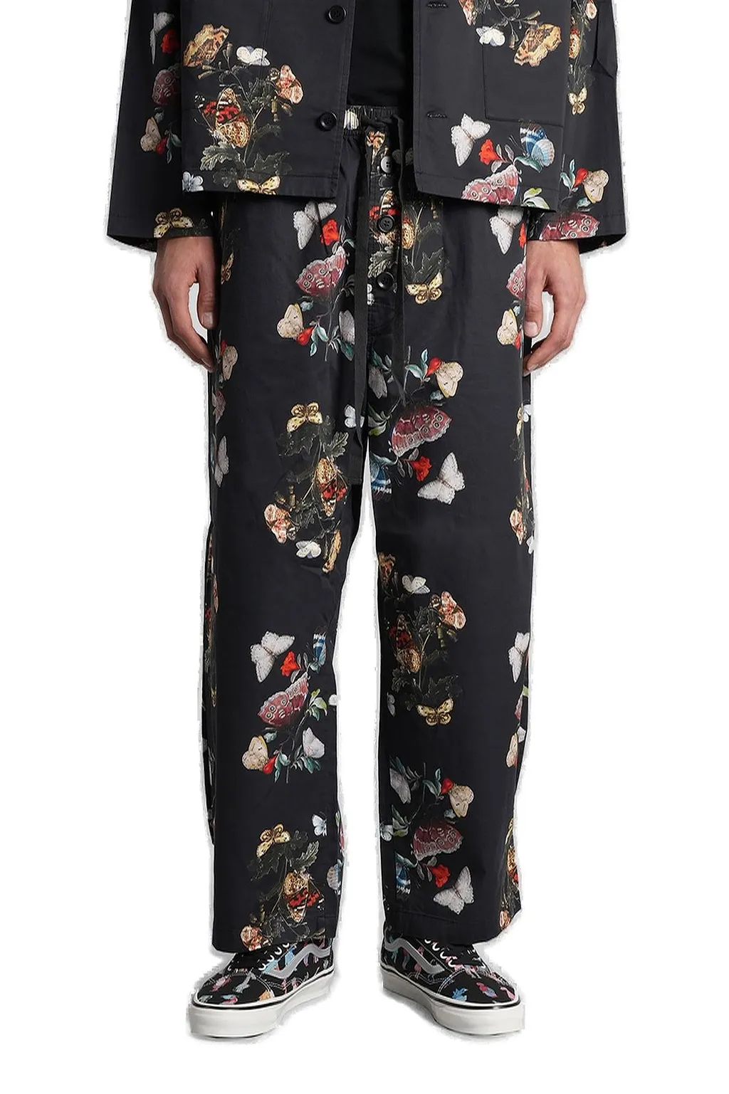 Undercover Butterfly-Printed Long Sleeved Pyjamas