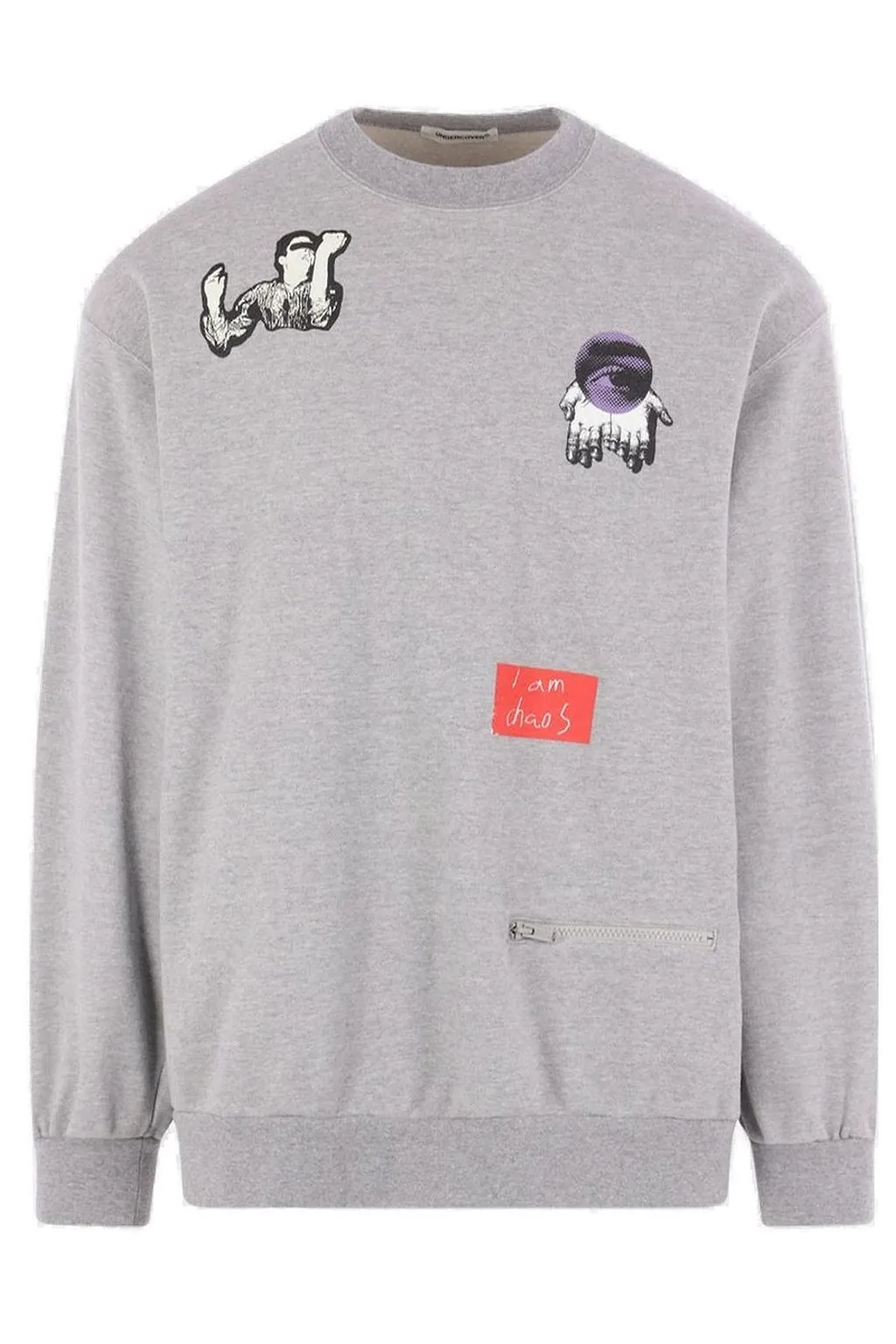 Undercover Graphic Printed Fleece Sweatshirt