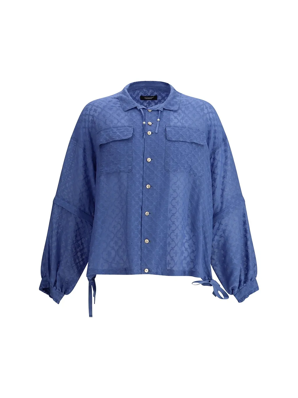 Undercover Satin Drawstring Shirt