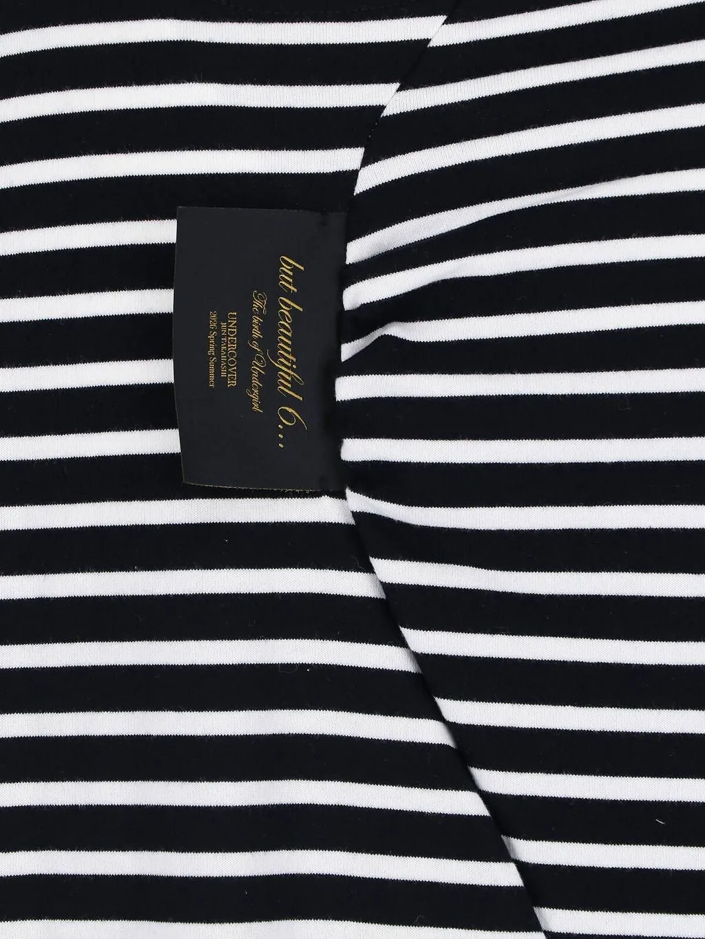 Undercover Striped Asymmetric Knitted Sweater