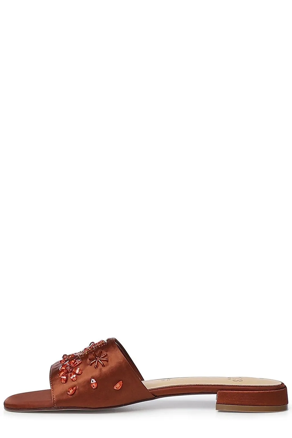 V73 Embellished Slide Mules